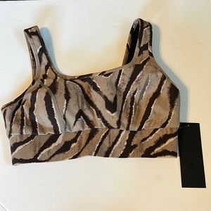 NWT MICHI Basal Animal Print Sports Bra